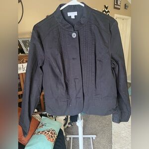 Charter Club blazer, EUC Black, Ladies size XL